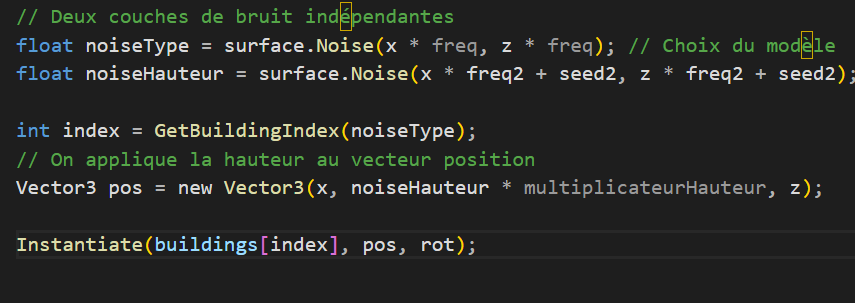 Code C# - Gestion altitude