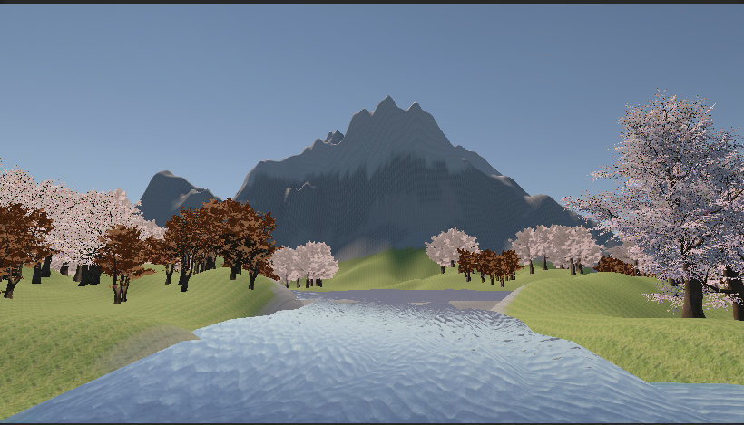 Résultat final avec eau