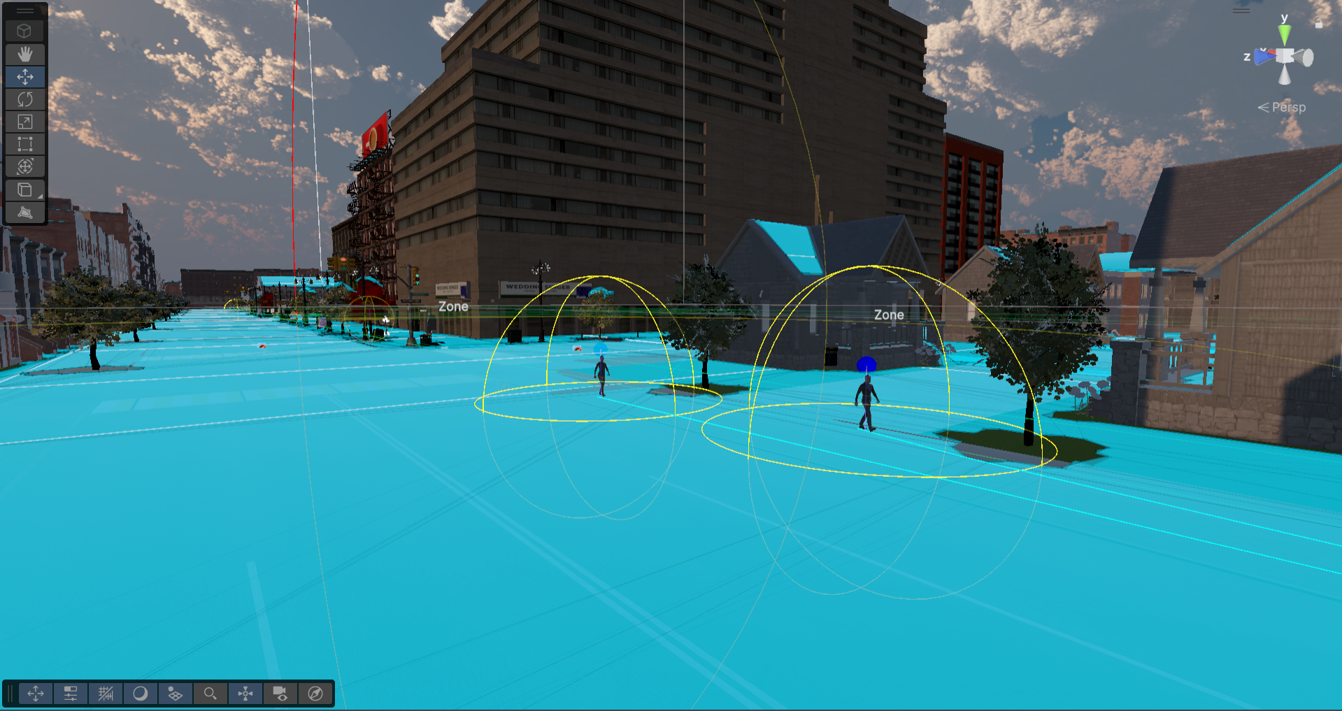 Intelligence artificielle de foule